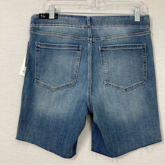 New Liverpool Frayed Hem Stretch Chloe Bermuda Shorts size 8/29 - Picture 8 of 9